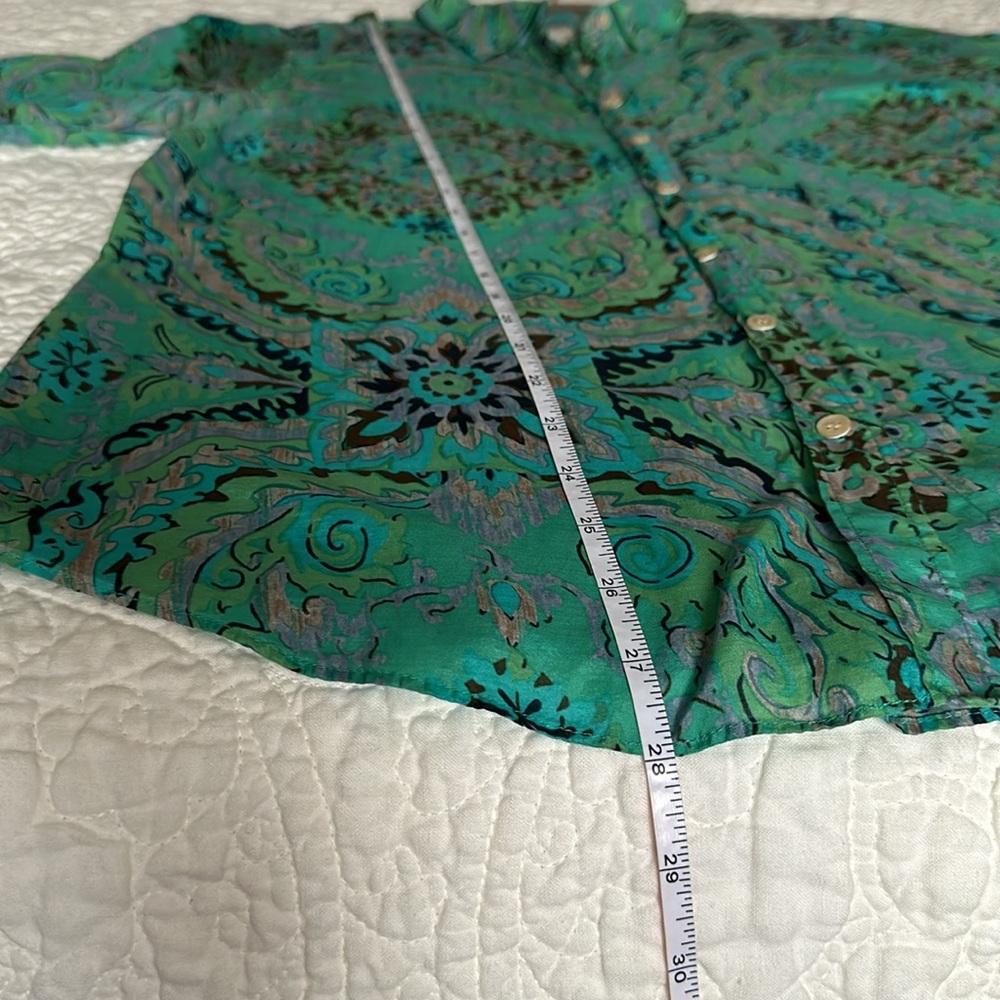 J. Crew cotton/silk “The Perfect Shirt” - Picture 7 of 10